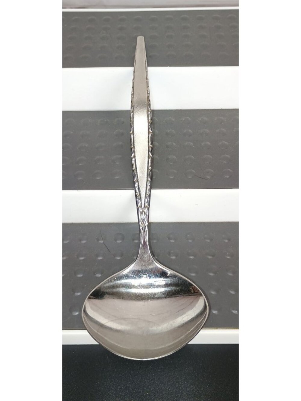 Vintage Oneida Community Venetia Silver Stainless Steel Decorative Serving Gravy